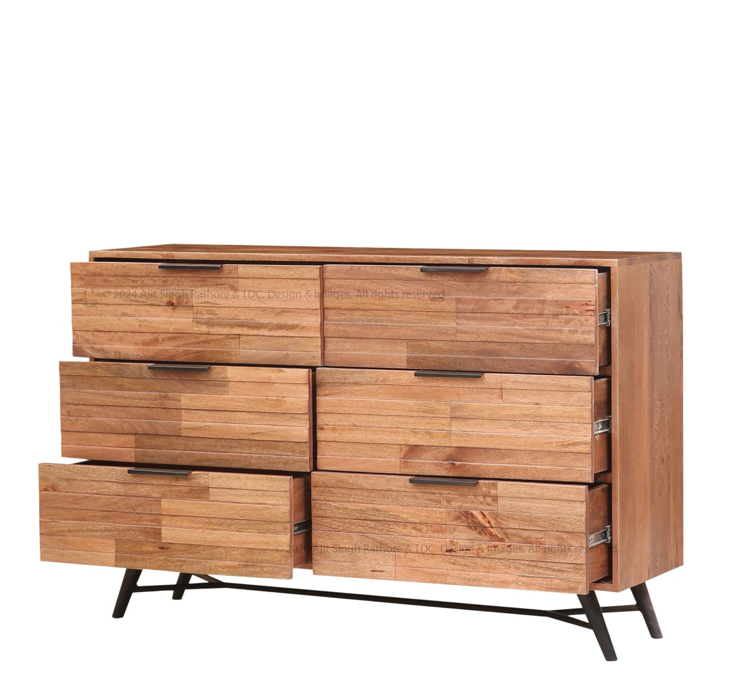 Willingboro Solid Wood Rustic Dresser