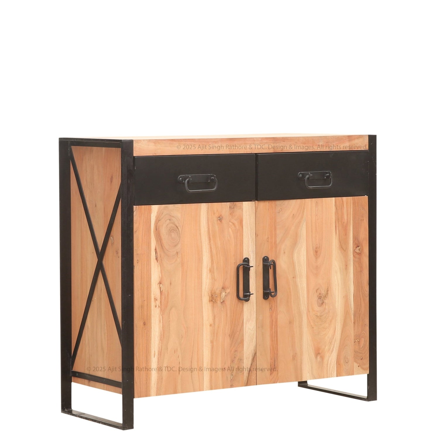 Passaic Industrial Urban X Frame Sideboard