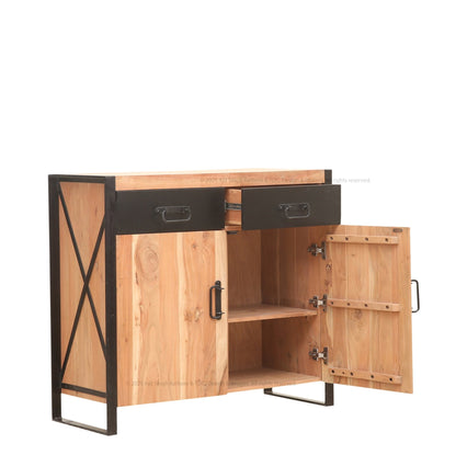 Passaic Industrial Urban X Frame Sideboard