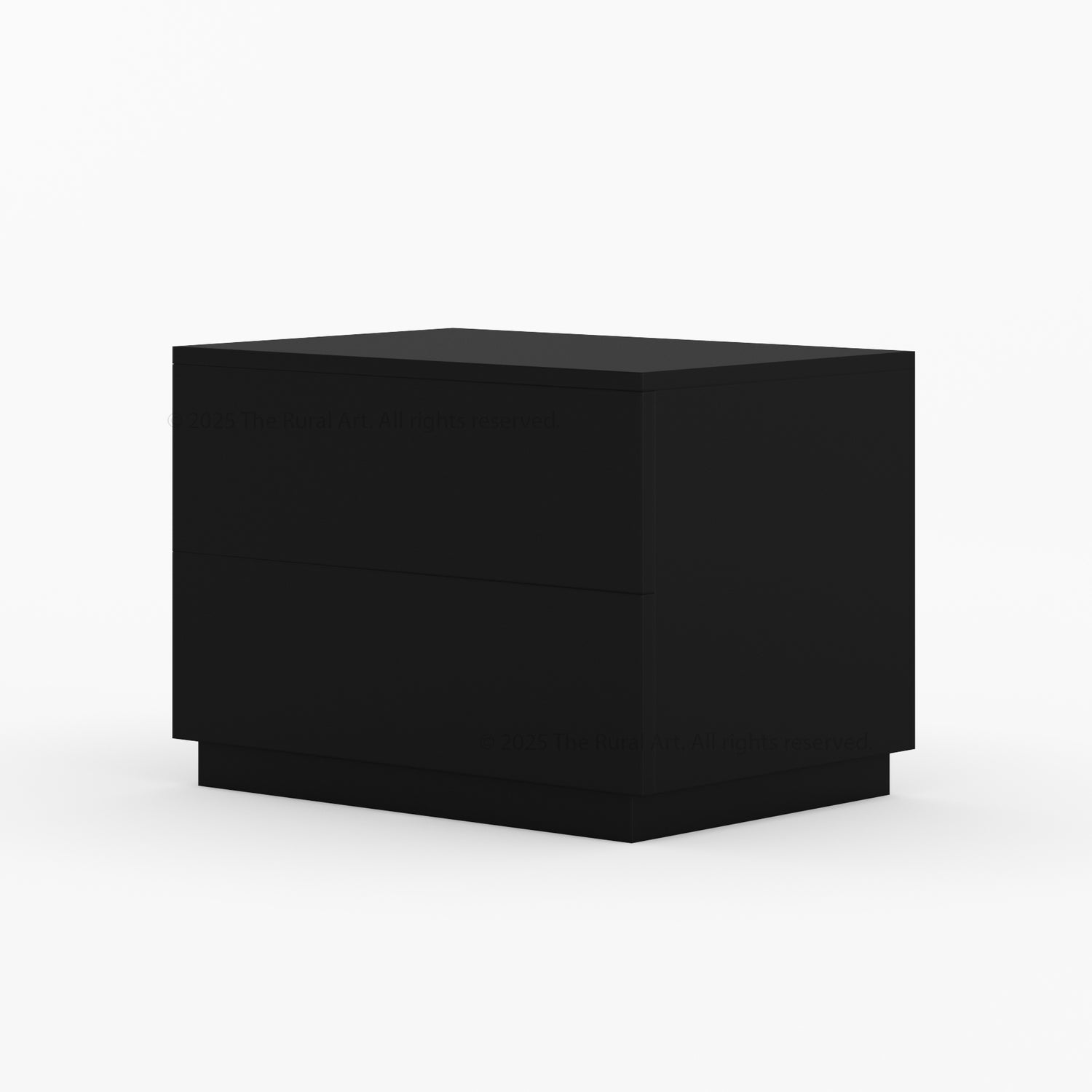 Kingston Solid Wood Nightstand Modern Minimalist Bedside Table