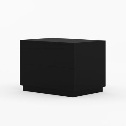 Kingston Solid Wood Nightstand Modern Minimalist Bedside Table