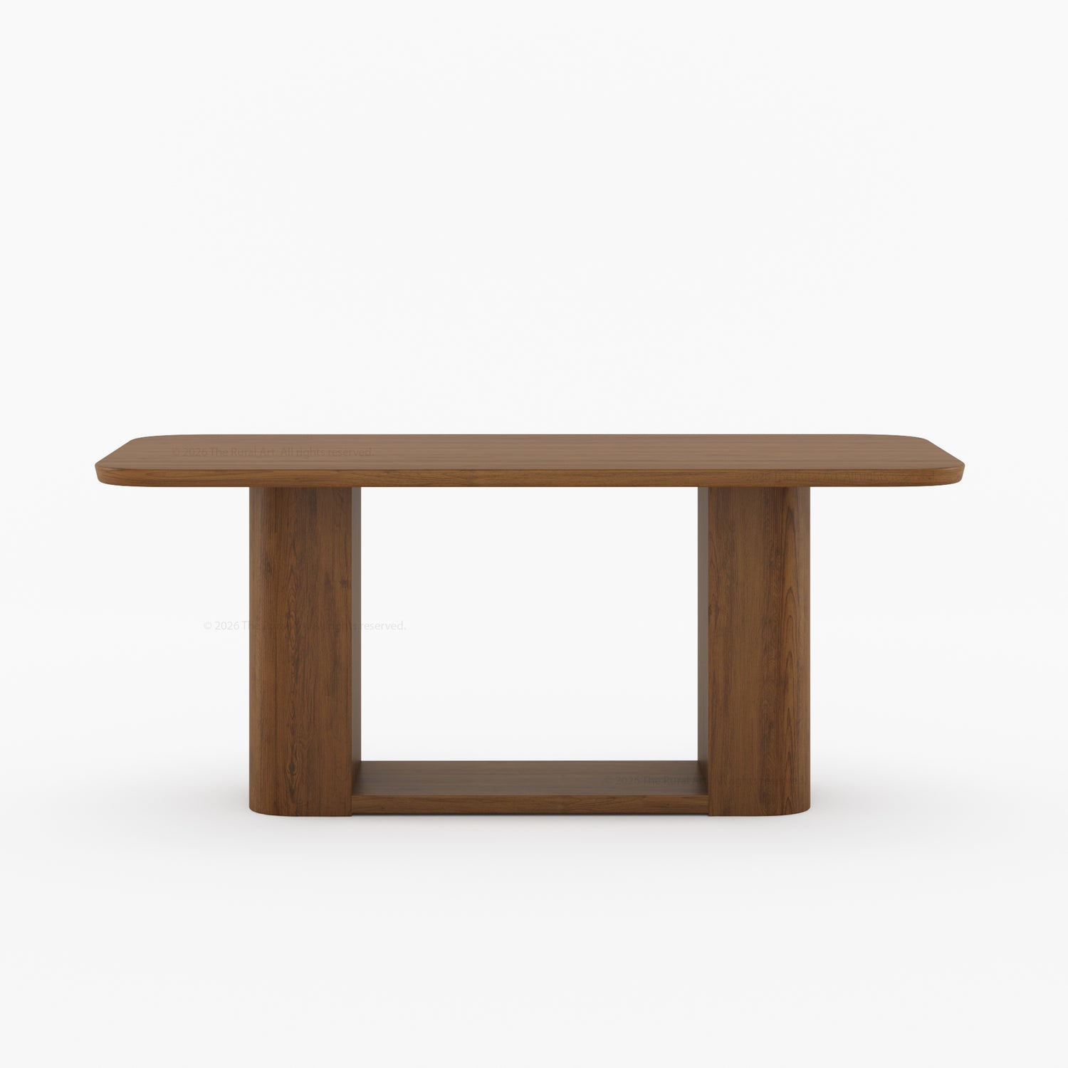 Selma Modern Solid Wood Dining Table Set with Boucle Upholstered Chairs
