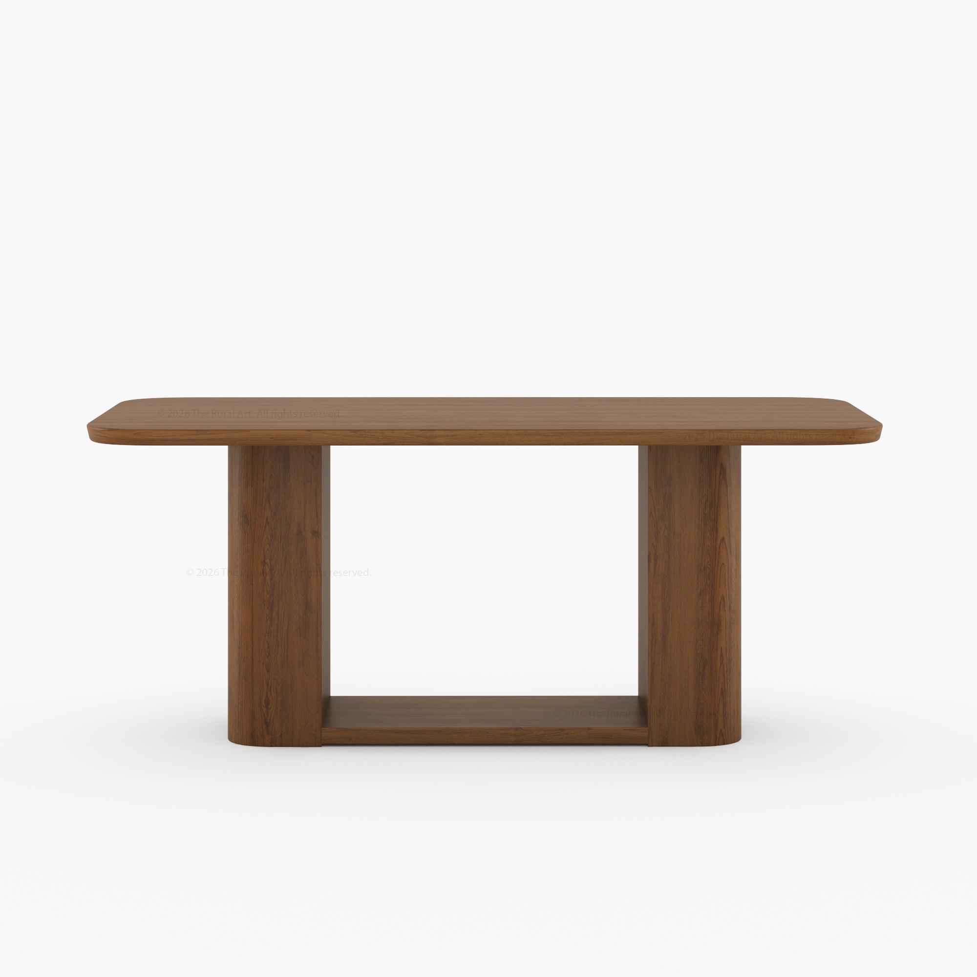 Selma Modern Solid Wood Dining Table Set with Boucle Upholstered Chairs