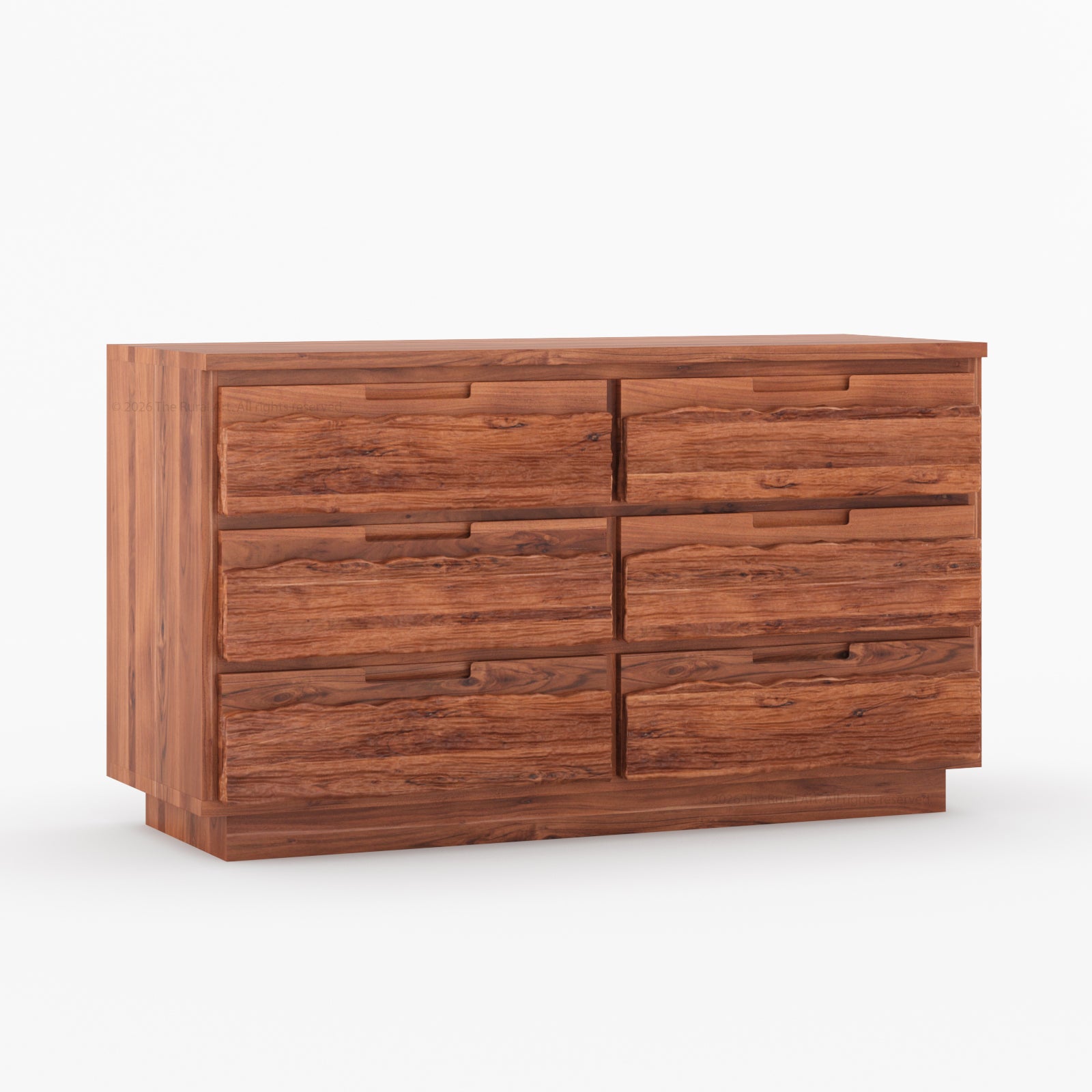 Nome Modern Solid Wood Textured Dresser