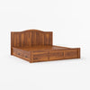 Glendale Grandeur Solid Wood Storage Bed with Headboard