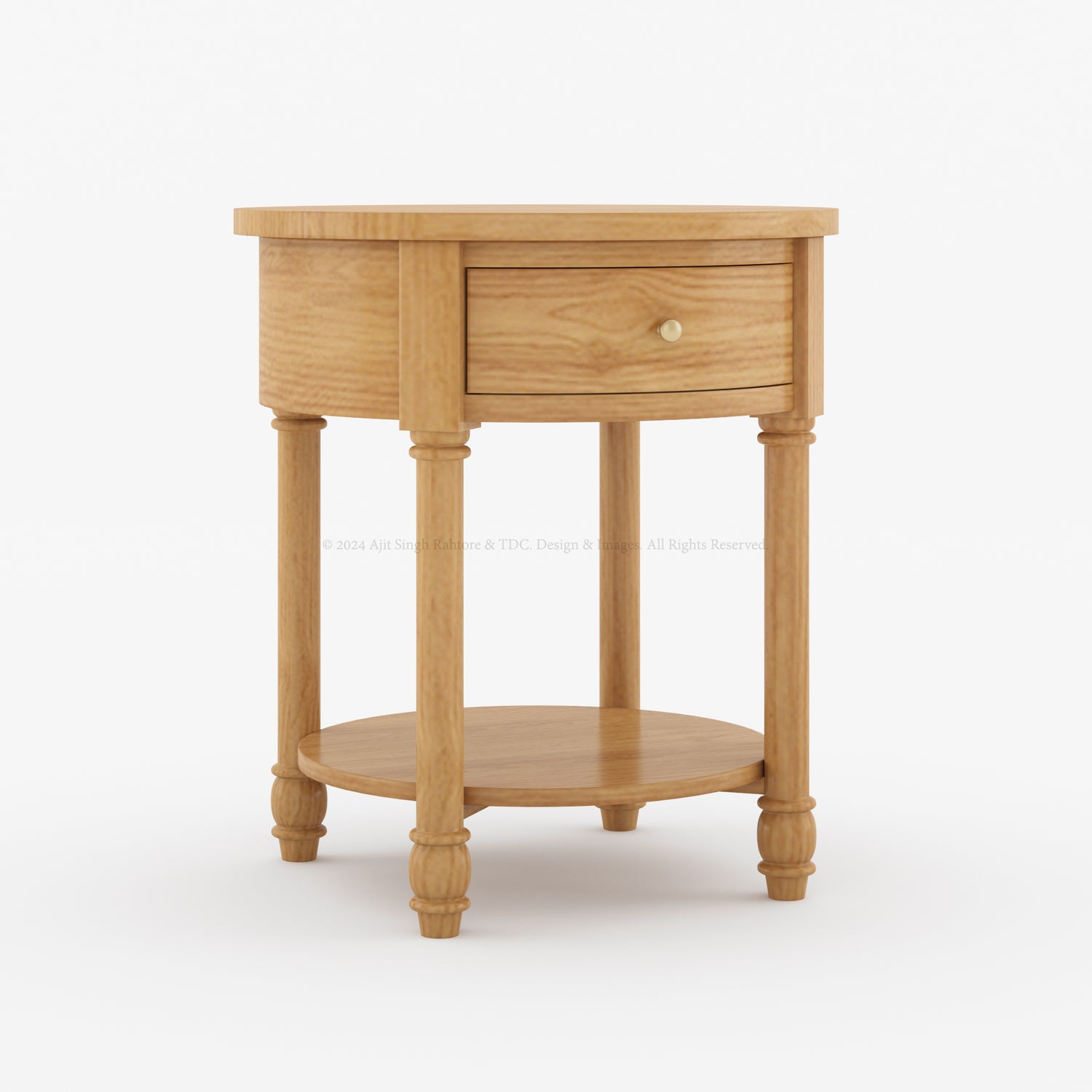 Savannah Teak Wood Night Stand