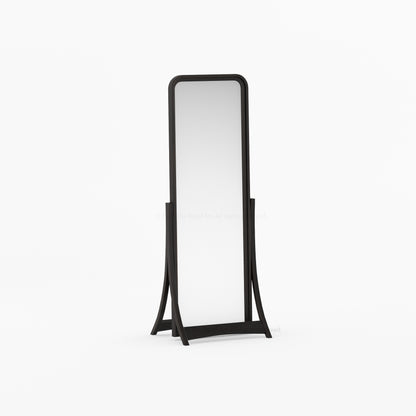 Garland Solid Wood Full-Length Freestanding Dressing Mirror with Rounded Frame