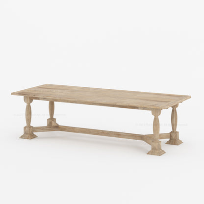 Monterey Solid Wood Dining Table &amp; Upholstered Chair Set