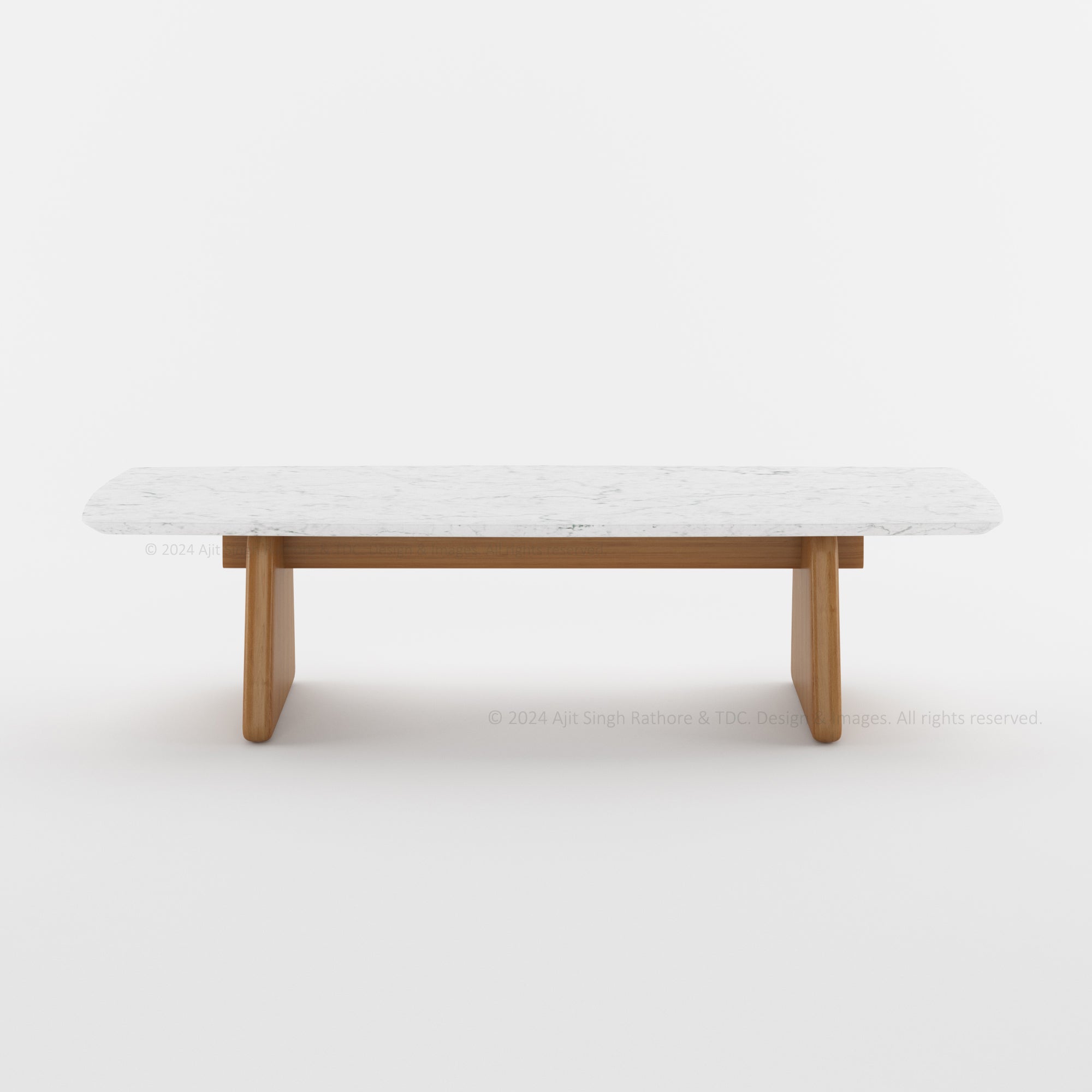 Irvine Teak Wood Dining Table