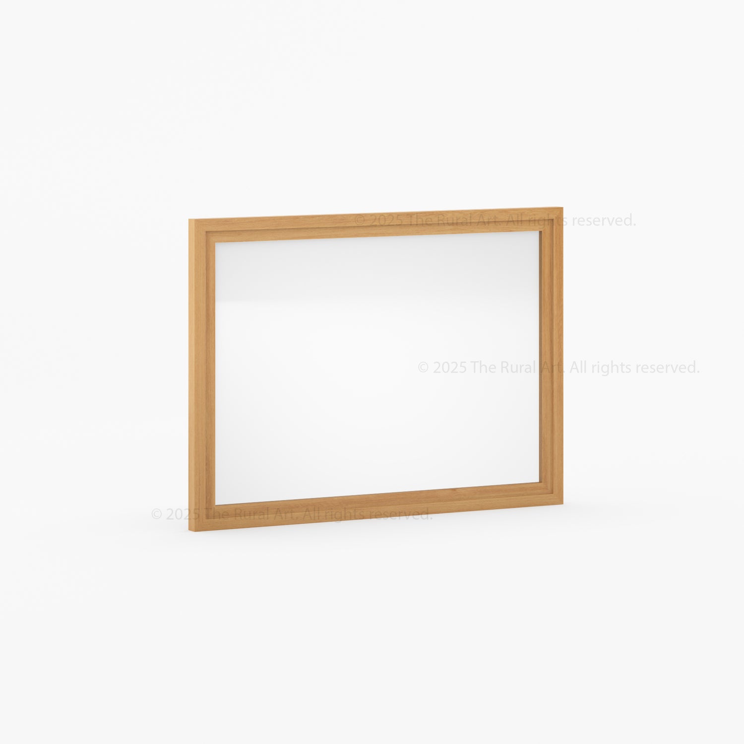 Seabrook Solid Wood Framed Wall Mirror with Clean Edge Detailing