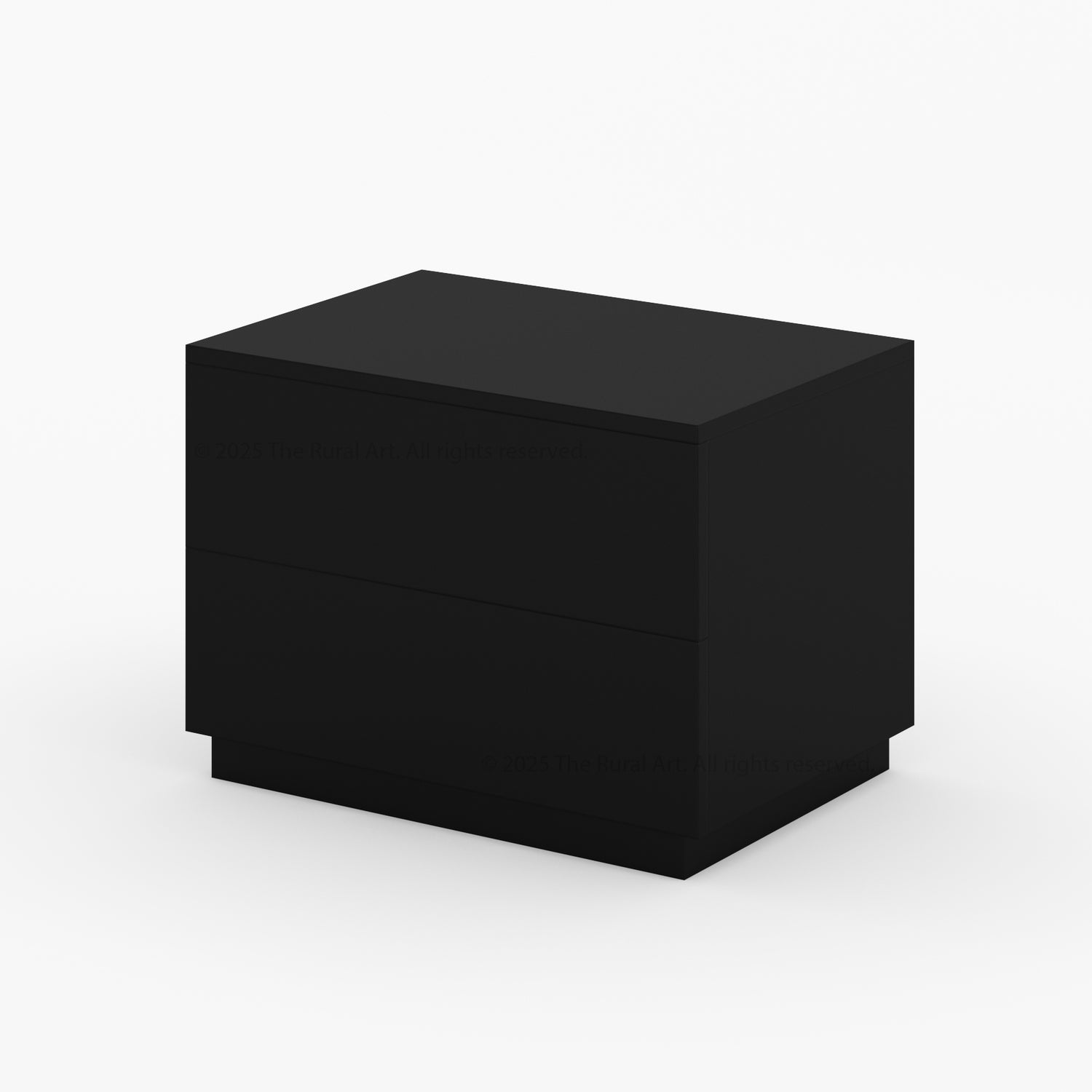 Kingston Solid Wood Nightstand Modern Minimalist Bedside Table