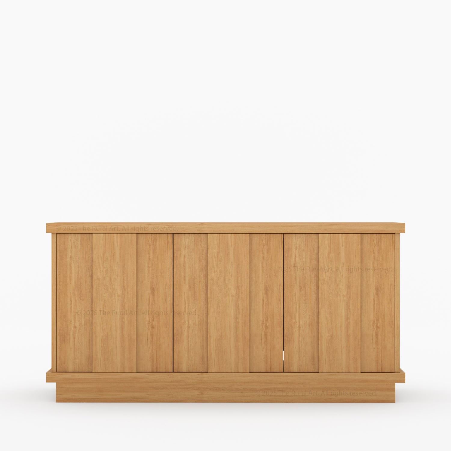 Medina Solid Wood Sideboard Buffet Cabinet | Modern Dining Storage with Hidden Shelves