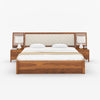 Roselle Storage Bed with Upholstery Headboard