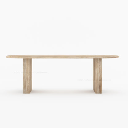 Philadelphia Modern Dining Table with Arched  legs