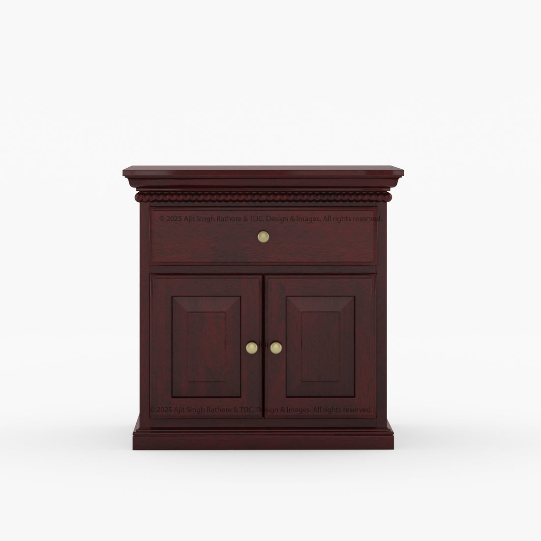 Lancaster Solid Wood Nightstand - Premium Heritage Heirloom Design