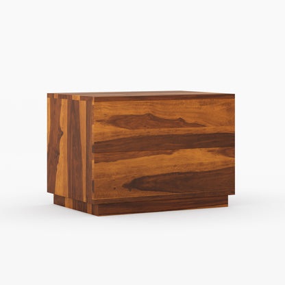 Kingston Solid Wood Nightstand Modern Minimalist Bedside Table