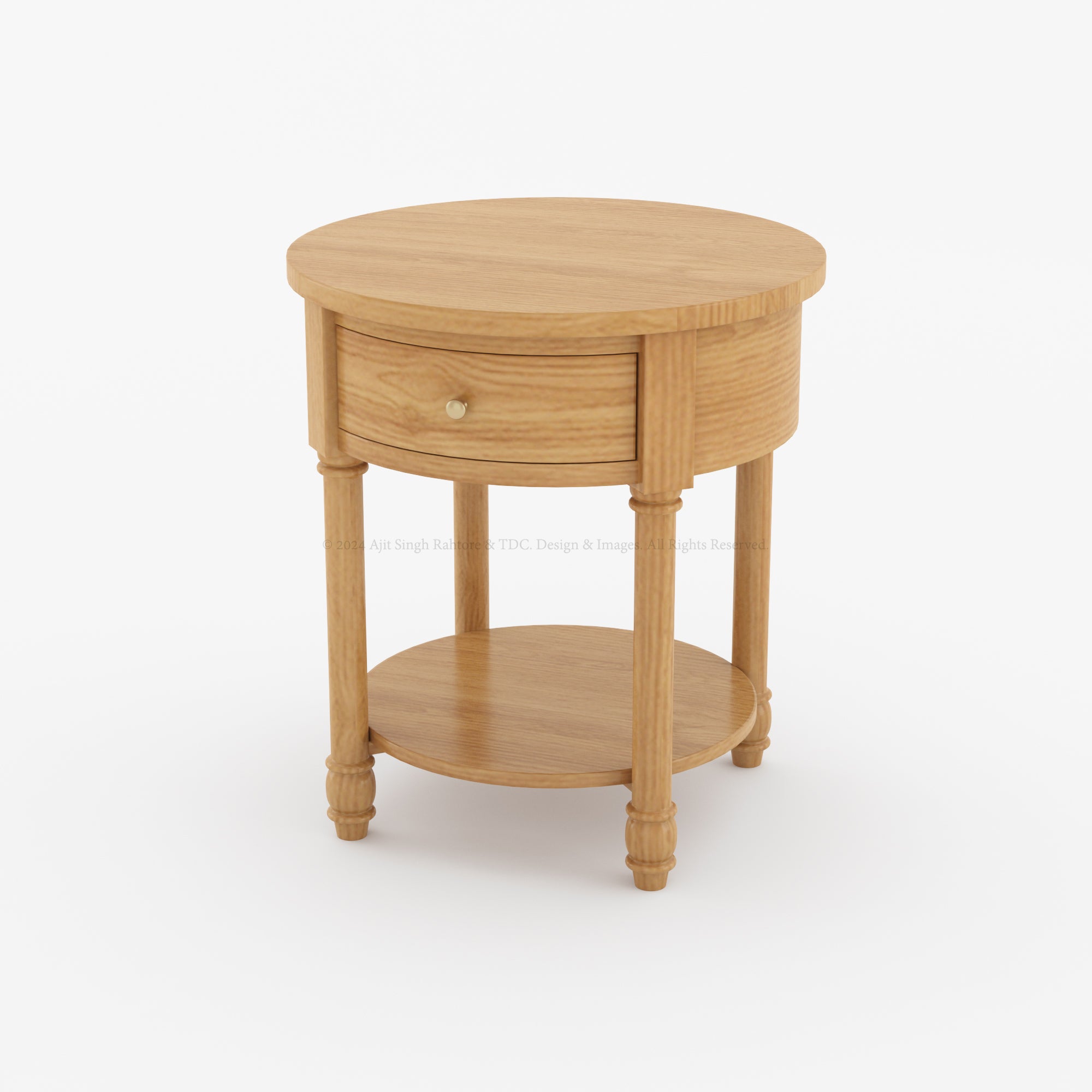 Savannah Teak Wood Night Stand