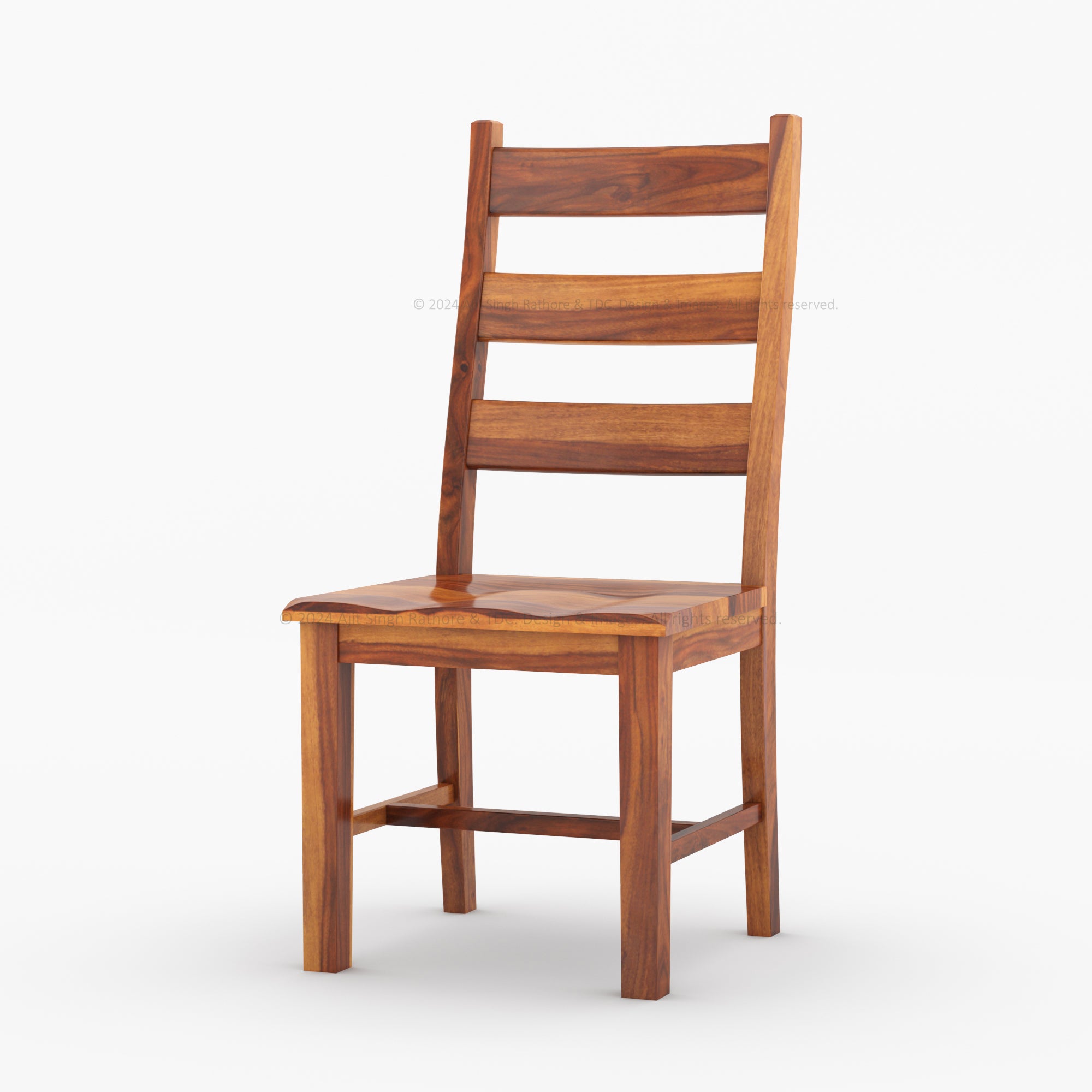 Sanford Solid Wood Dining Chair Ladder Back