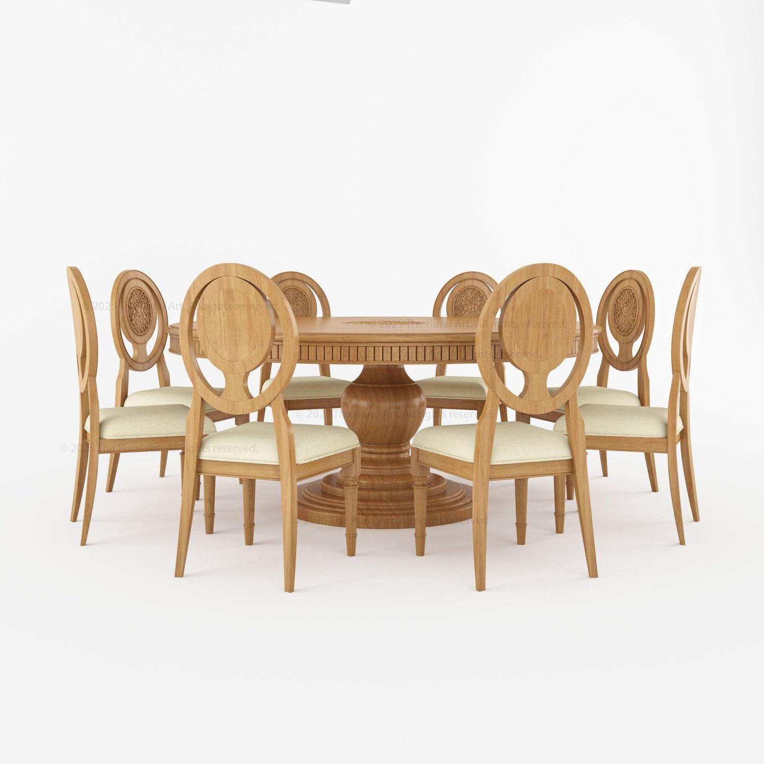 Jackson Solid Wood Premium Dining Table Set