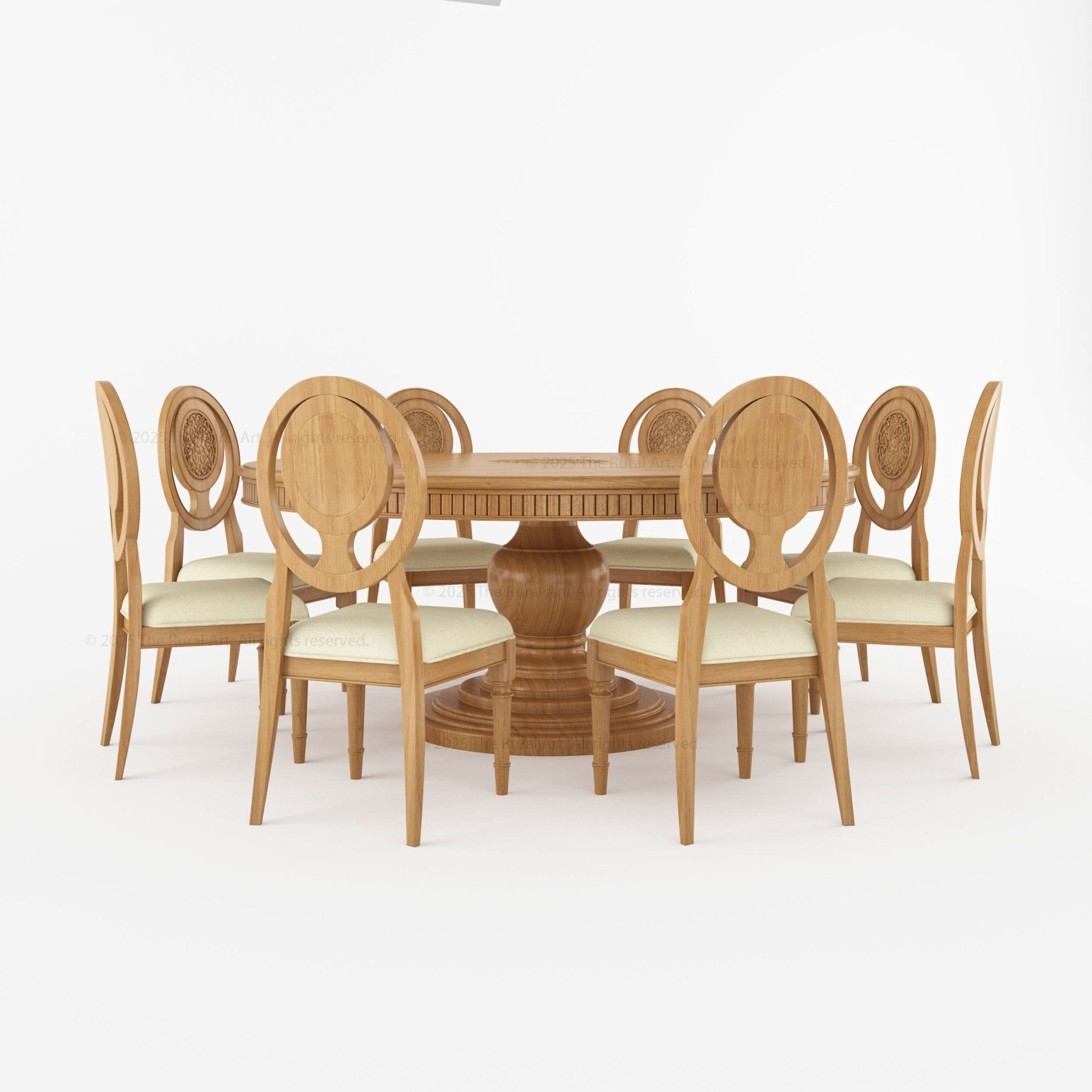 Jackson Solid Wood Premium Dining Table Set