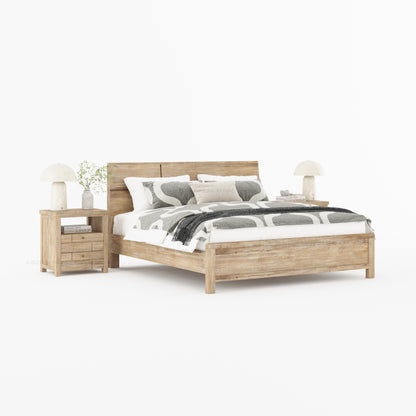 Princeton Bedroom Collection with Geometric Wood Detailing