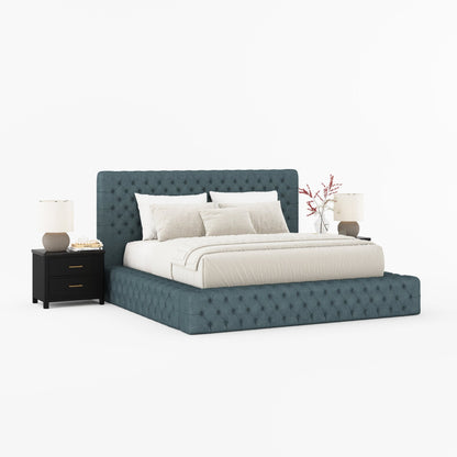 Sebring Boucle Upholstered Bed