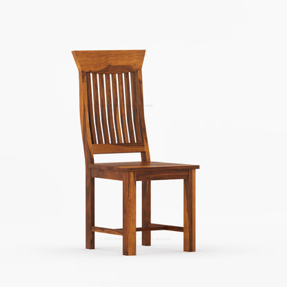 Anniston High-Back Solid Wood Dining Chair