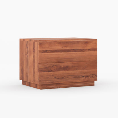 Kingston Solid Wood Nightstand Modern Minimalist Bedside Table