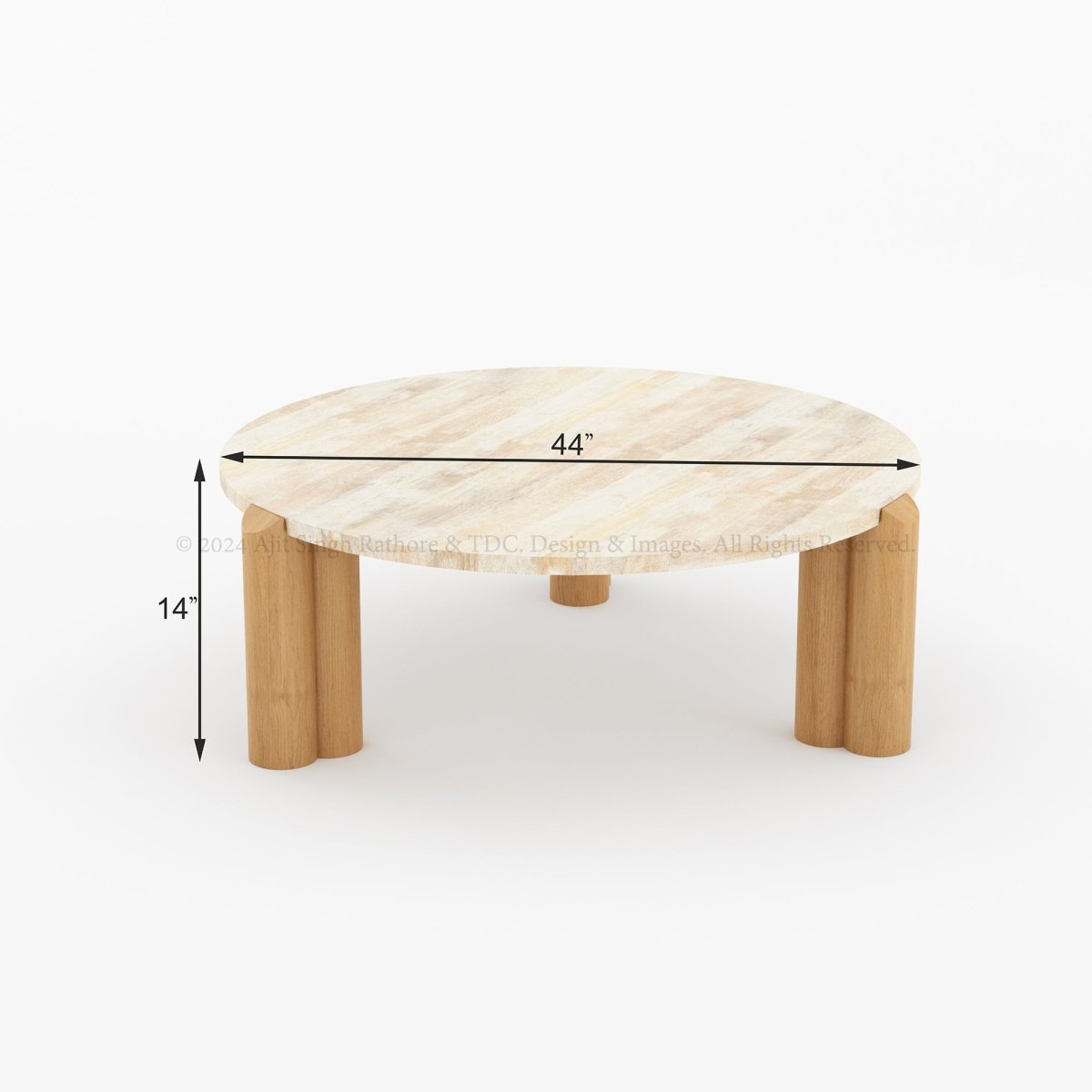 Seattle Marble Top Coffee Table