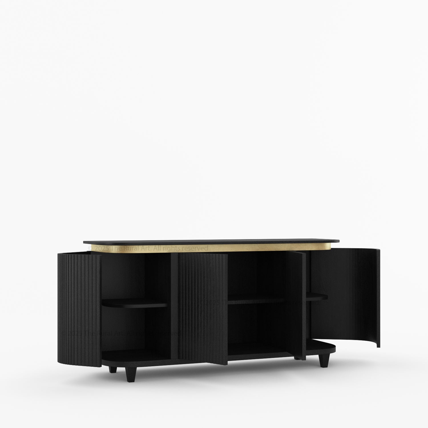 Rome Modern Solid Wood Sideboard Buffet