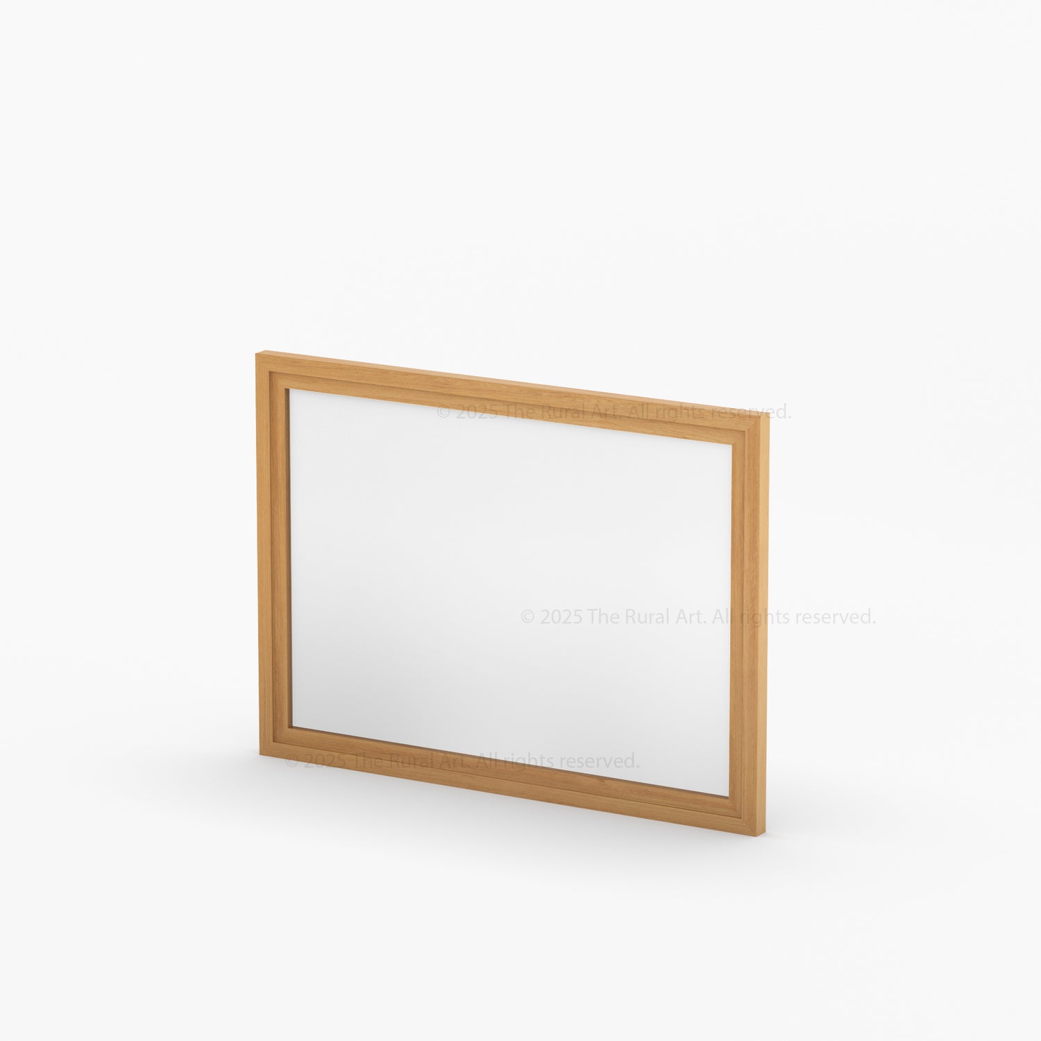 Seabrook Solid Wood Framed Wall Mirror with Clean Edge Detailing