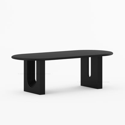 Philadelphia Modern Dining Table with Arched  legs
