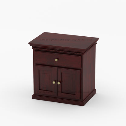 Lancaster Solid Wood Nightstand - Premium Heritage Heirloom Design