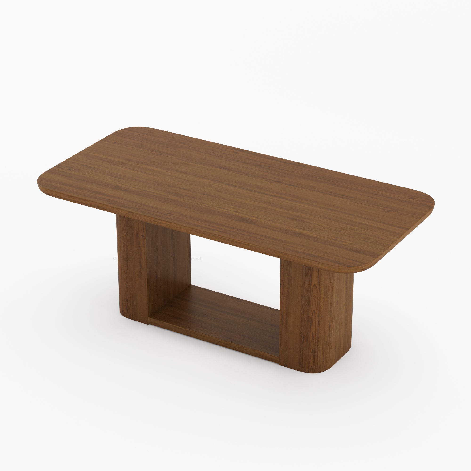 Selma Modern Solid Wood Dining Table Set with Boucle Upholstered Chairs