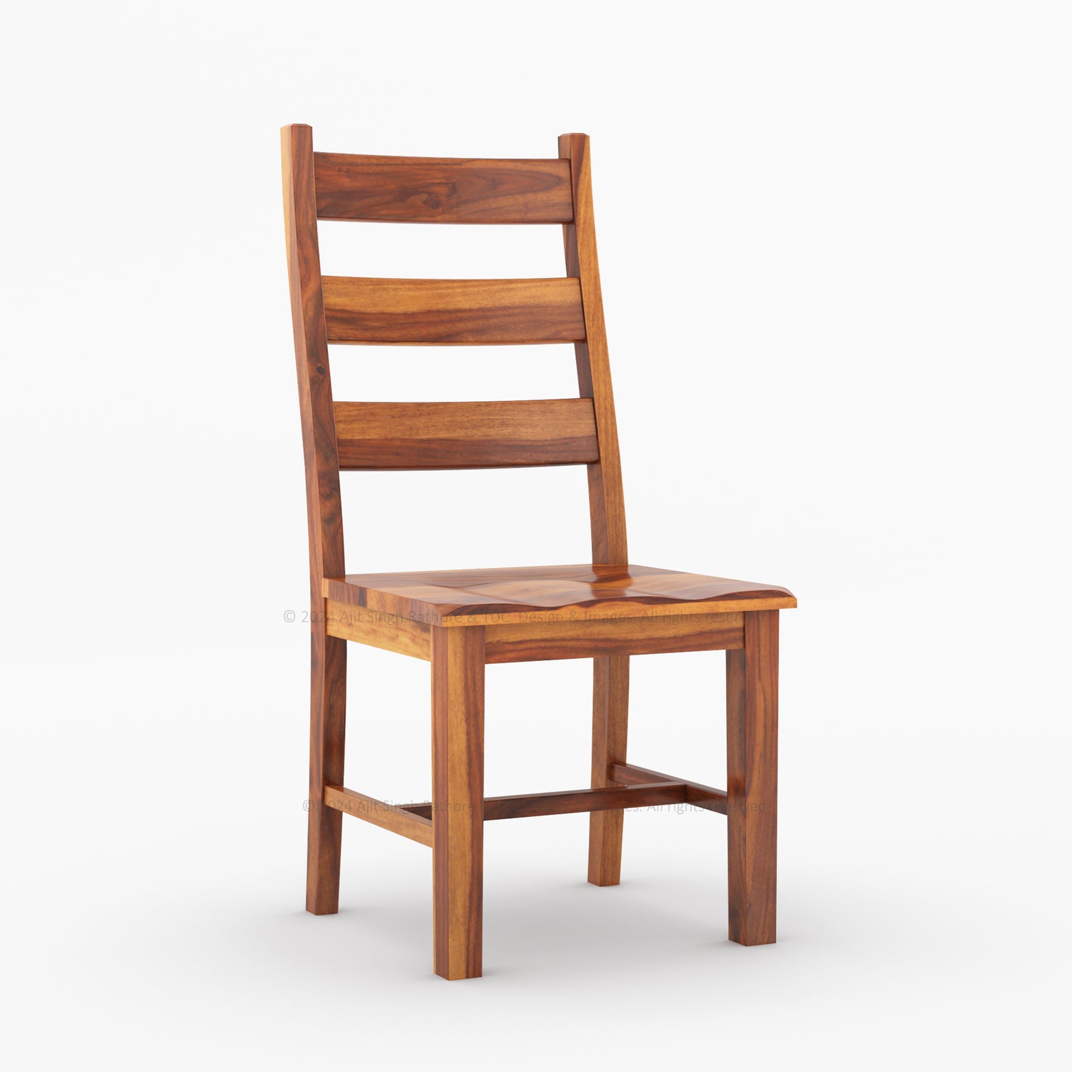 Sanford Solid Wood Dining Chair Ladder Back