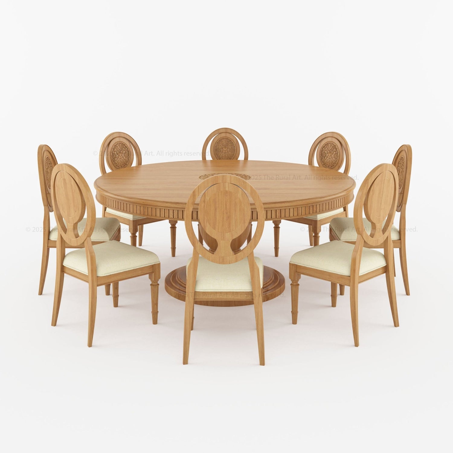 Jackson Solid Wood Premium Dining Table Set