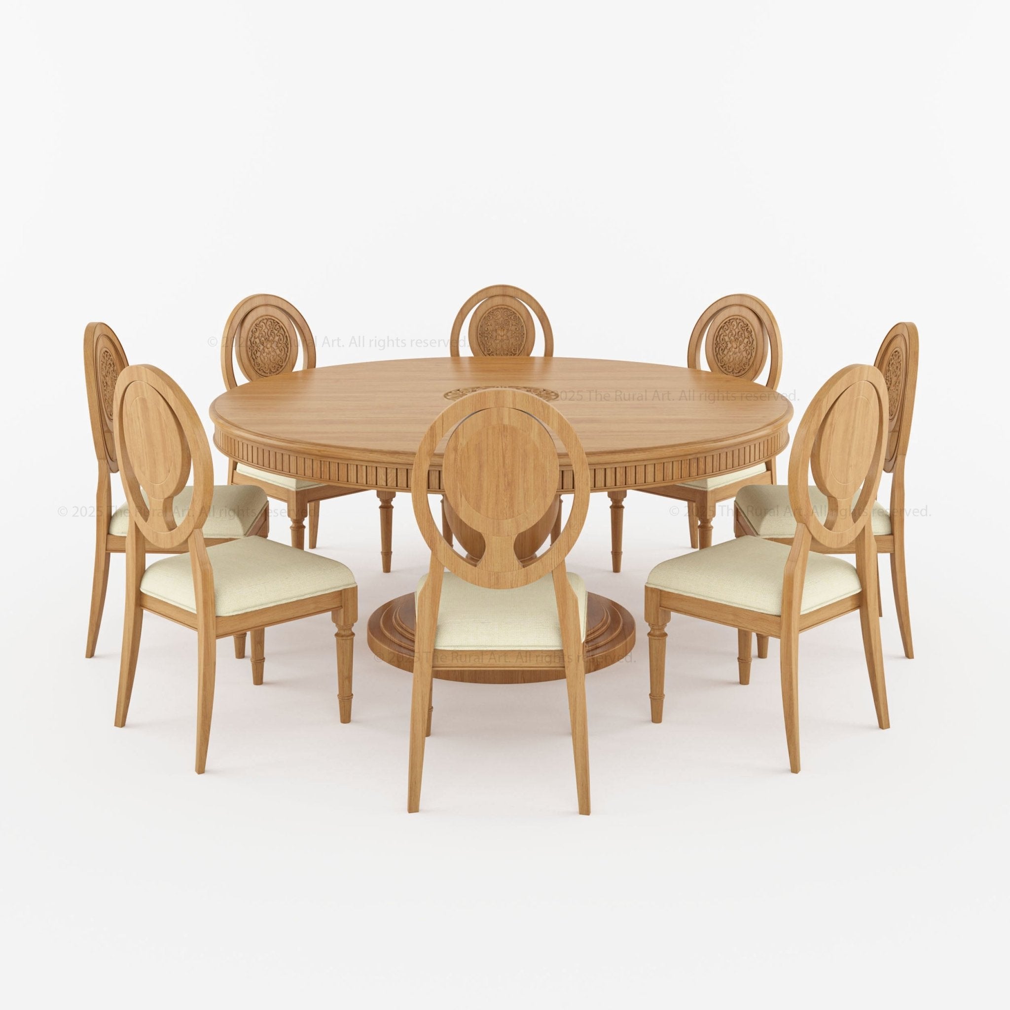 Jackson Solid Wood Premium Dining Table Set