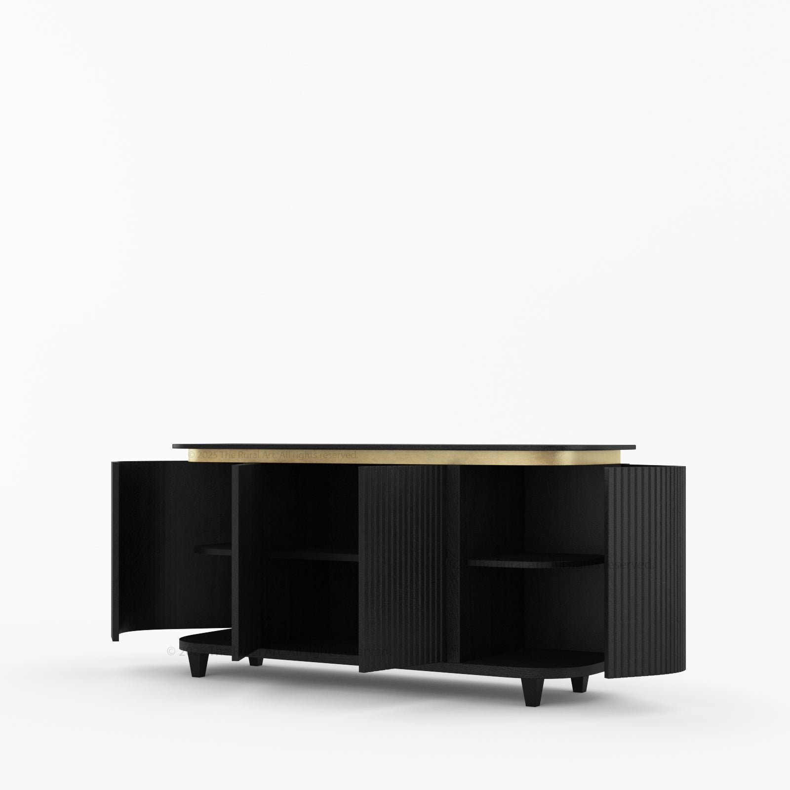 Rome Modern Solid Wood Sideboard Buffet