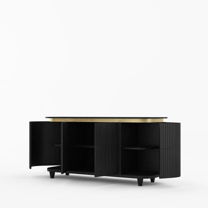 Rome Modern Solid Wood Sideboard Buffet