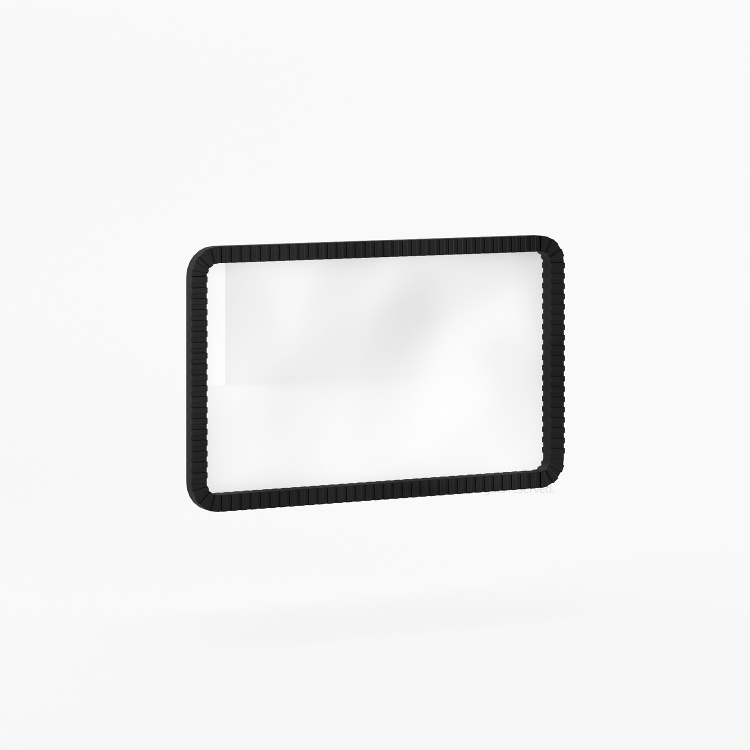 Lewes Fluted Wood Mirror | Framed Wall Mirror in Solid Wood