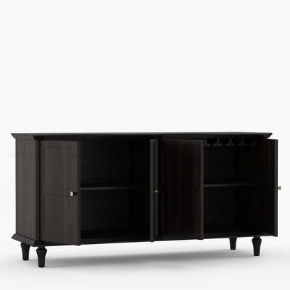 Atmore Wine Bar Sideboard Buffet Made in Solid Wood