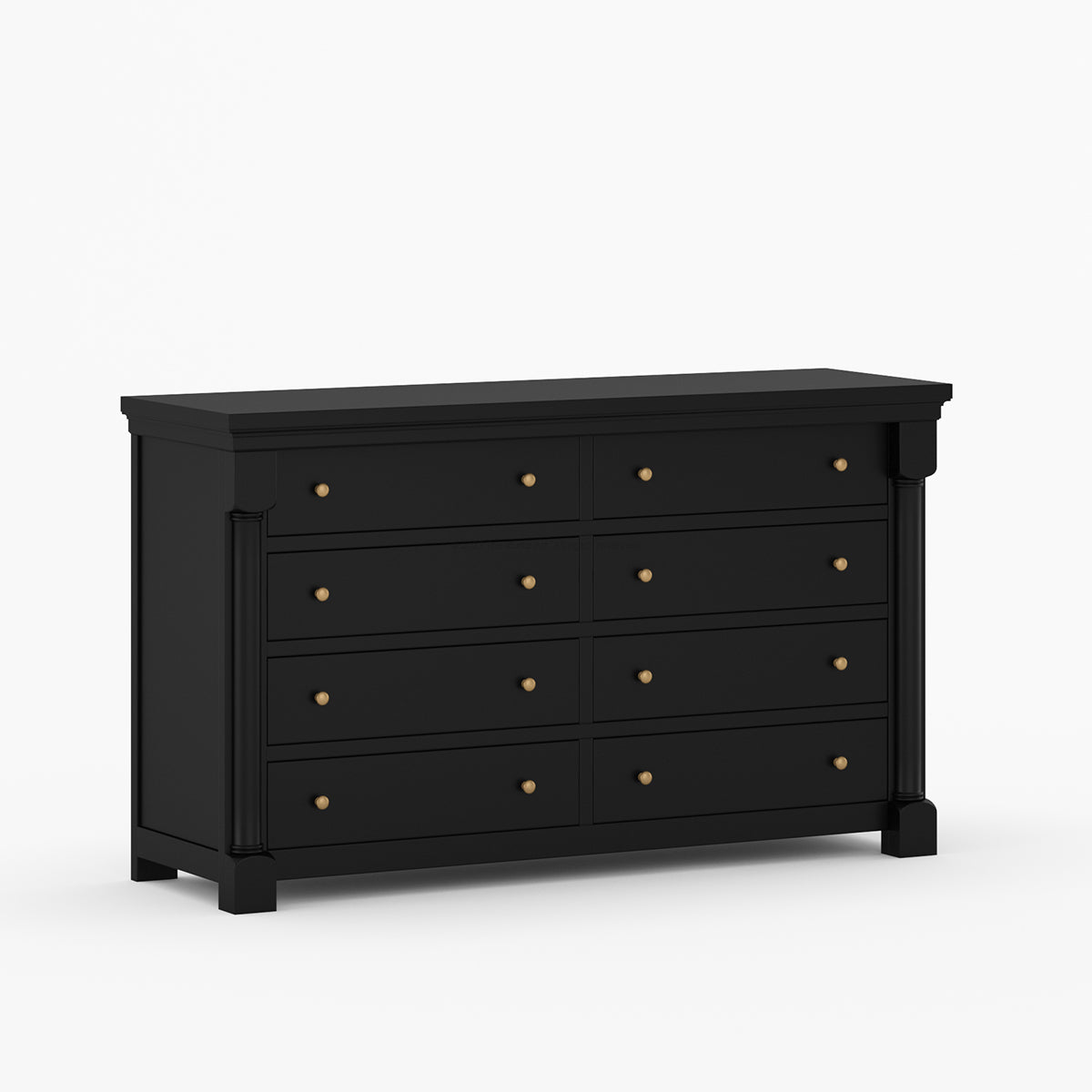 Verona Estate Solid Wood Dresser with 8-Drawer Storage Chest