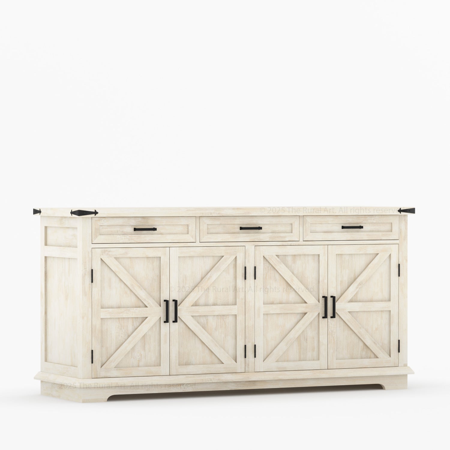 Lincoln Estate Cross-Panel Wine Bar Cabinet