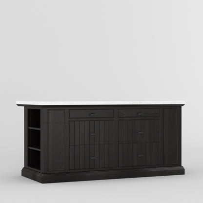 Chester Solid Wood Panelled Kitchen Island