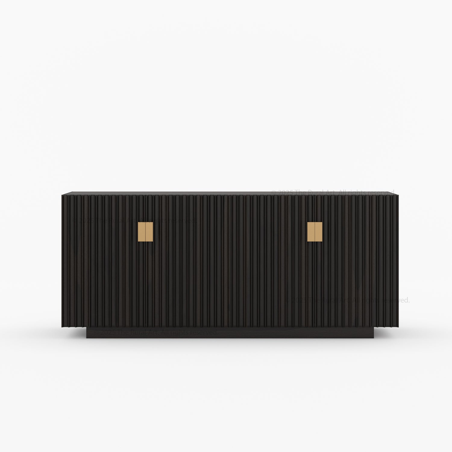 Montecito Four Door Fluted Sideboard Made in Solid Wood