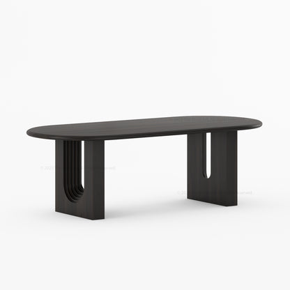 Philadelphia Modern Dining Table with Arched  legs