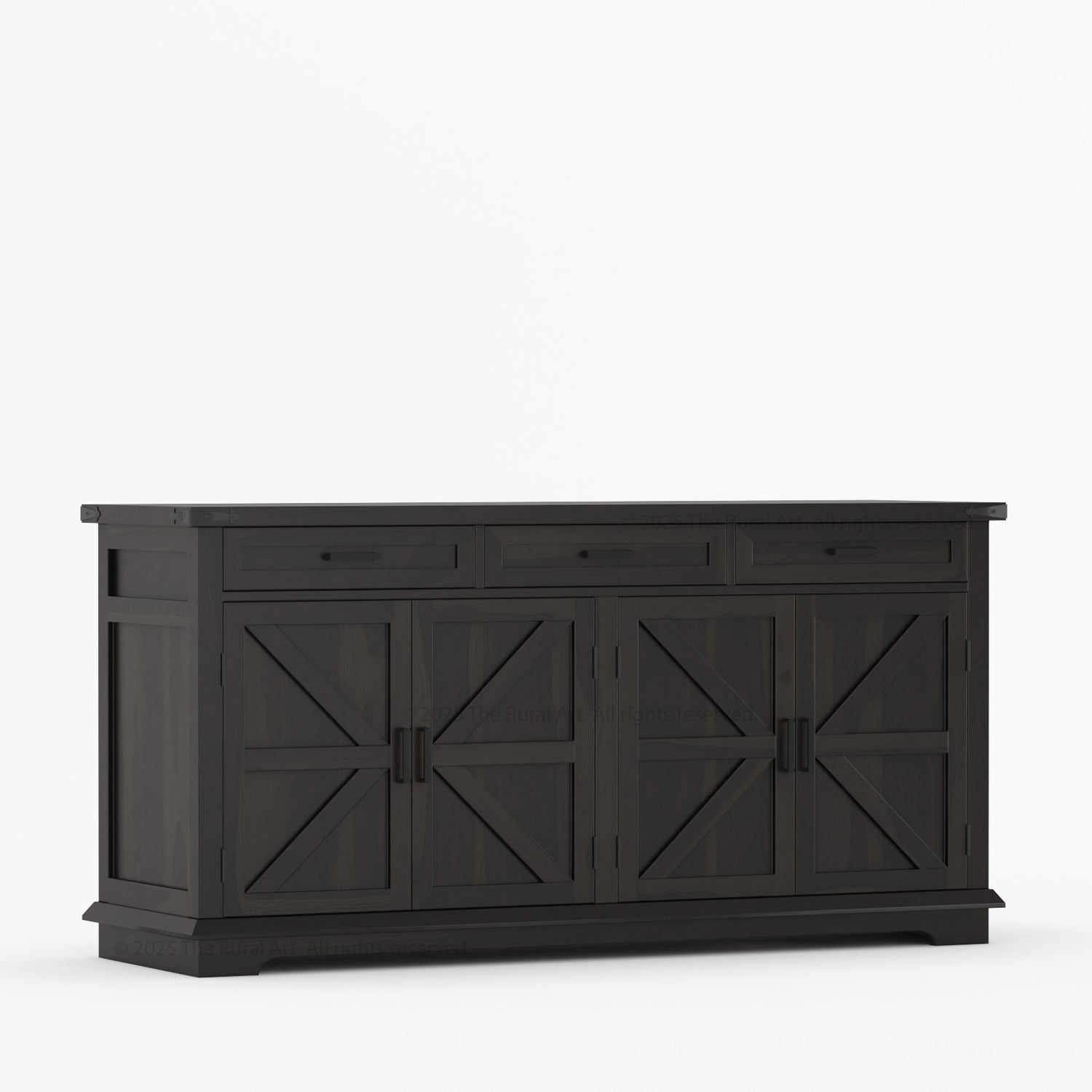 Lincoln Estate Cross-Panel Wine Bar Cabinet