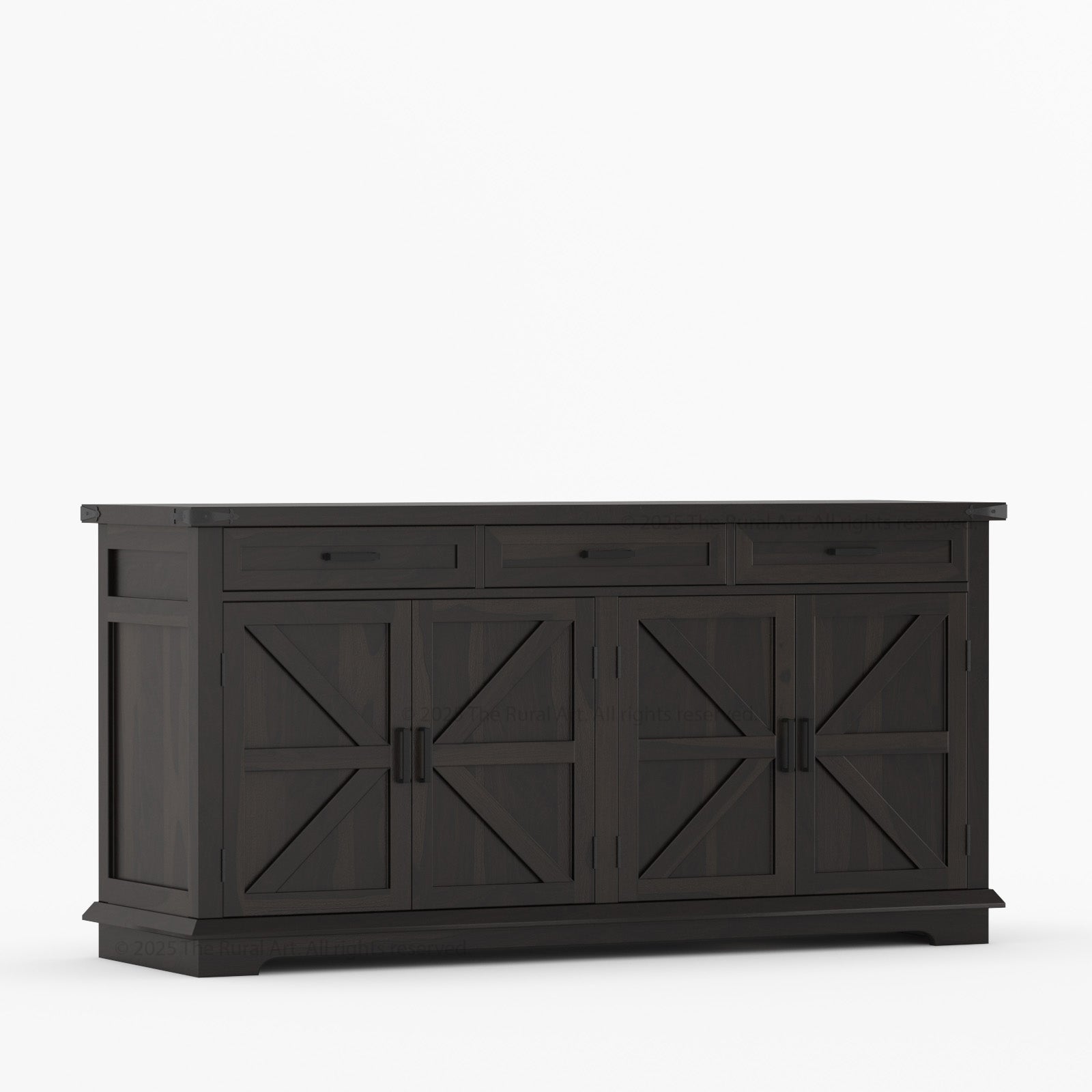 Lincoln Estate Cross-Panel Wine Bar Cabinet