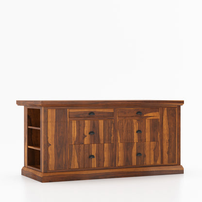 Chester Solid Wood Panelled Kitchen Island