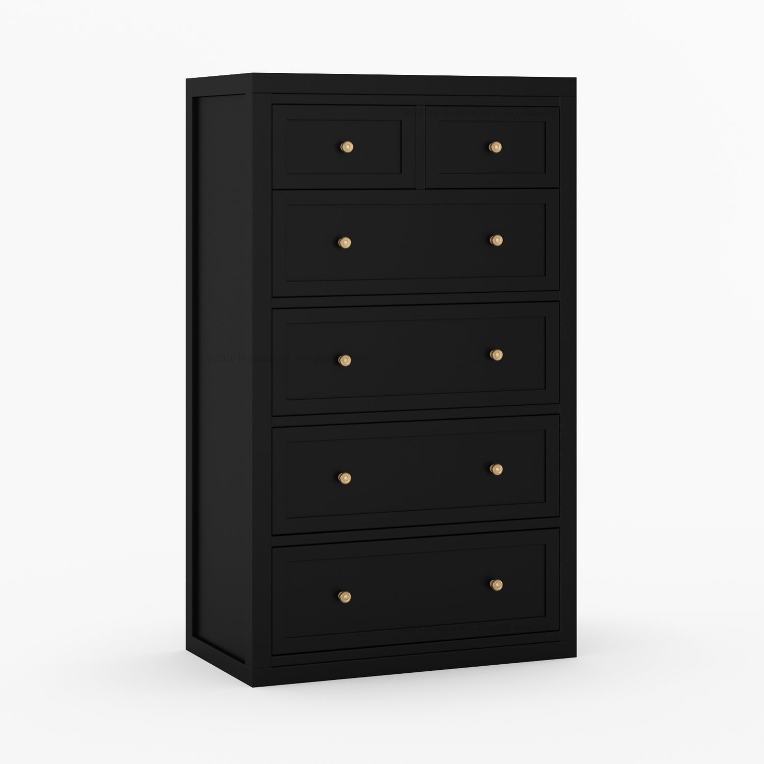 Seward Solid Wood Dresser with Panel Detailing